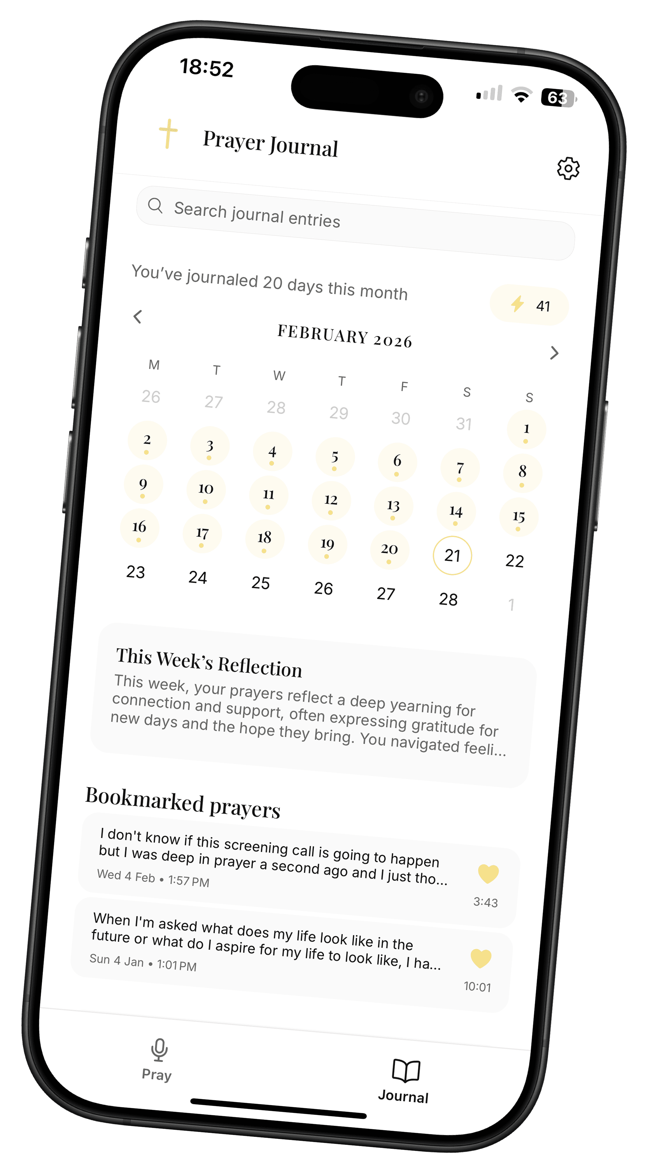 Prayer Journal mockup two